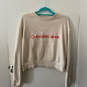 Calvin Klein Plus Size Crop Sweatshirt